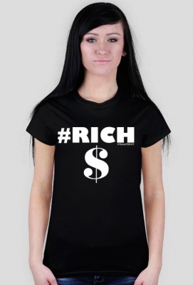 Koszulka Damska Rich Biały - SmartShirt - SmartShirt - koszulki z pomysłem