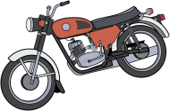Motocykl WSK Kobuz - barwy oryginalne