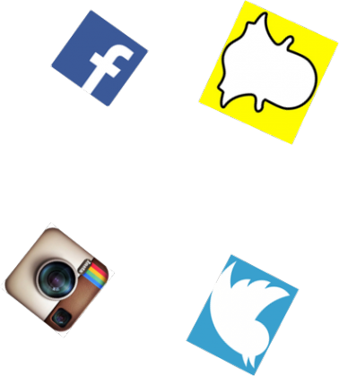 Mouse pad social media