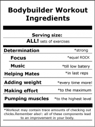 Workout Ingredients