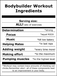 Workout Ingredients