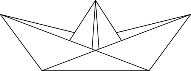 Łódka origami