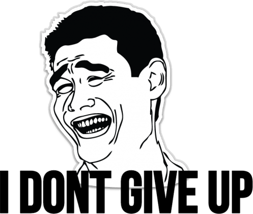 DONT GIVE UP AND BUY THIS TEE!