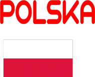 Kamizelka odblaskowa dla kibica, nadruk: Polska