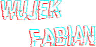 Glitch Męska Biały Nadruk
