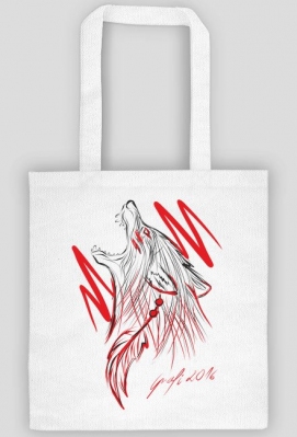 Torba "Indian Wolf" - GRAFI - Anna Gręda