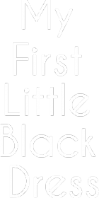 My First Little Black Dress - śpioszki dla dziewczynek