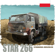 Bluza Star 266 w terenie z flaga