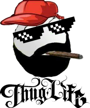 Kubek Thug Life Ziom - nadruk