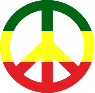 Męska Pacyfka Rasta Biała