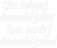 Koszulka Męska - Im więcej samobójców tym mniej samobójców!