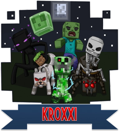 Minecraft - Kroxxi | KOBIECA | All colors