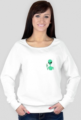 Bluza kosmita alien - Black blush