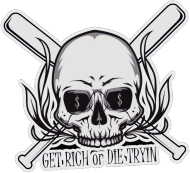 QL TSHIRT * GRDT - GET RICH OR DIE TRYIN*