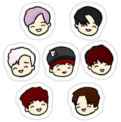 BTS czapka z daszkiem Kawaii