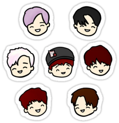 BTS koszulka Kawaii (men)