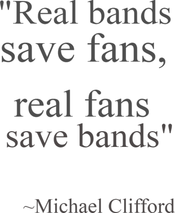 Real bands, real fans
