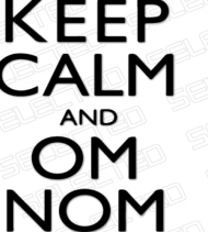 Kubek -Keep Clam And Om Nom