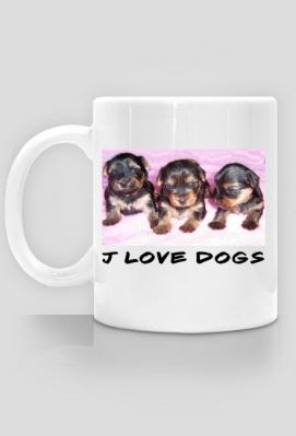kubek   j love dogs - superkontakt