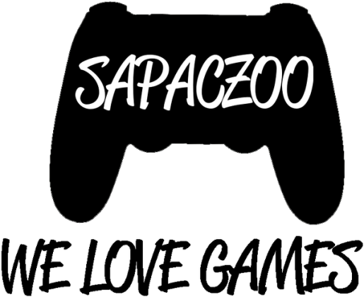 Bluza z kapturem WE LOVE GAMES [biało-czarna]