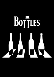 The Bottles - plakat czarny A2