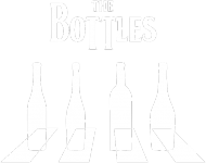 The Bottles - koszulka męska, biała grafika