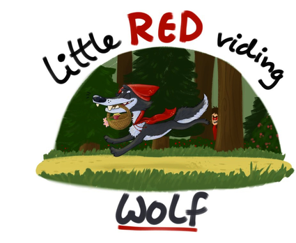 Little red riding wolf!