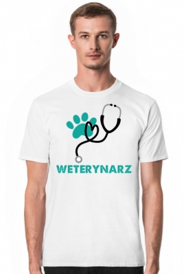 Weterynarz. Prezent dla Weterynarz - Prezenty dla Weterynarzy. Koszulka dla Weterynarza. Weterynarz.