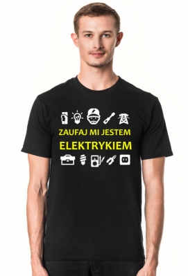 Elektryk. Prezent dla Elektryka. Koszulka dla Elektryka. Prąd - Prezent dla Elektryka. Koszulka dla Elektryka. Sklep dla Elektryka