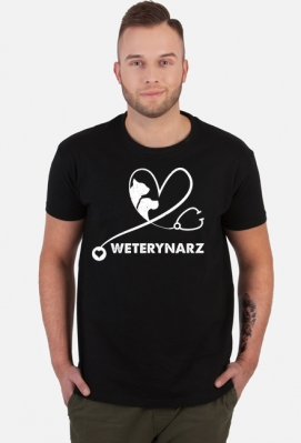 Weterynarz. Prezent dla Weterynarzy. Lekarz weterynarii. Lecznica dla zwierząt . Gabinet Weterynaryjny - Prezenty dla Weterynarzy. Koszulka dla Weterynarza. Weterynarz.