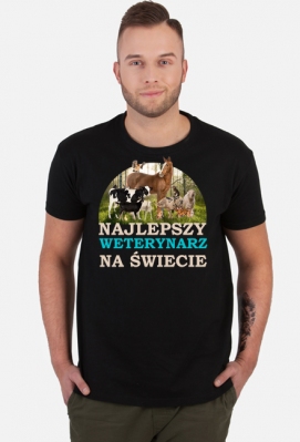 Weterynarz. Prezent dla Weterynarzy. Lekarz weterynarii. Lecznica dla zwierząt . Gabinet Weterynaryjny - Prezenty dla Weterynarzy. Koszulka dla Weterynarza. Weterynarz.