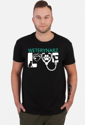 Weterynarz. Prezent dla Weterynarzy. Lekarz weterynarii. Lecznica dla zwierząt . Gabinet Weterynaryjny - Prezenty dla Weterynarzy. Koszulka dla Weterynarza. Weterynarz.