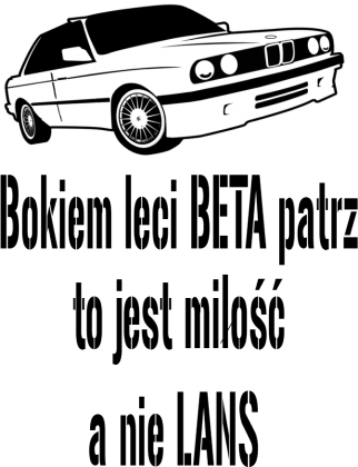 BLUZA DAMSKA BMW BOKIEM LECI BETA PATRZ