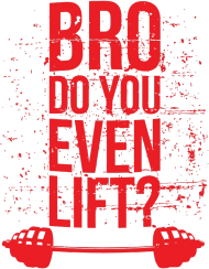 Koszulka Bro Do You Even Lift? - Red