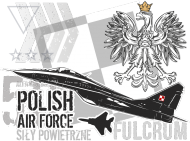 AeroStyle - koszulka damska Polish Air Force - Mig 29