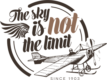 AeroStyle - kubek lotniczy "The sky is not the limit"