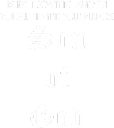 Bluzka damska "Son of God" - Biały napis