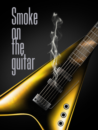Smoke on the guitar