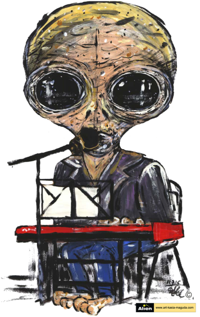Bluza damska Alien Klawisze