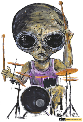Kubek Alien - Perkusja