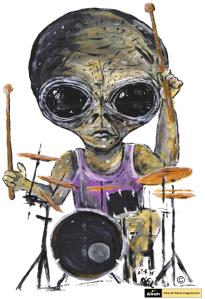 Bluza męska Alien - Perkusja