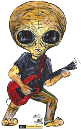 Kubek Alien - gitara