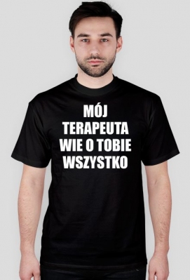 MÓJ TERAPEUTA - koszulka męska - Zdrowa Głowa