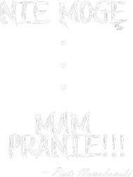 Nie mogę... mam pranie!!!