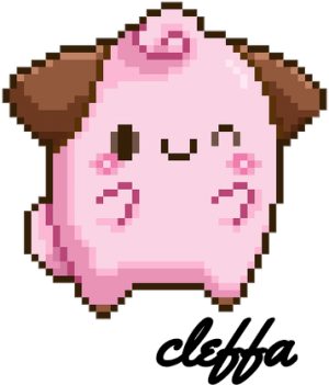 Pokemon-cleffa - nadruk