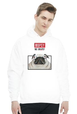 Mopsy nie dropsy Bluza PUGS NOT DRUGS - mejnstrim
