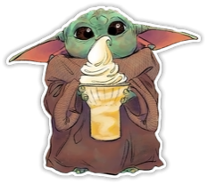 Baby Yoda Ice Cream Star Wars - kubek