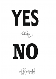 PLAKAT Yes&No