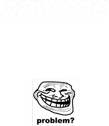koszulka junior #zawsze problem