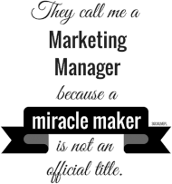 Marketing manager t-shirt męski